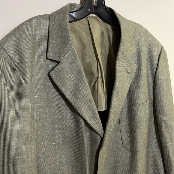Skas Fifth Ave Ermenegildo Zegna unlined linen blend blazer sport coat. Size 48 - Picture 2 of 12